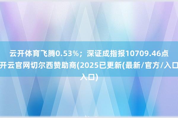 云开体育飞腾0.53%；深证成指报10709.46点-开云官网切尔西赞助商(2025已更新(最新/官方/入口)